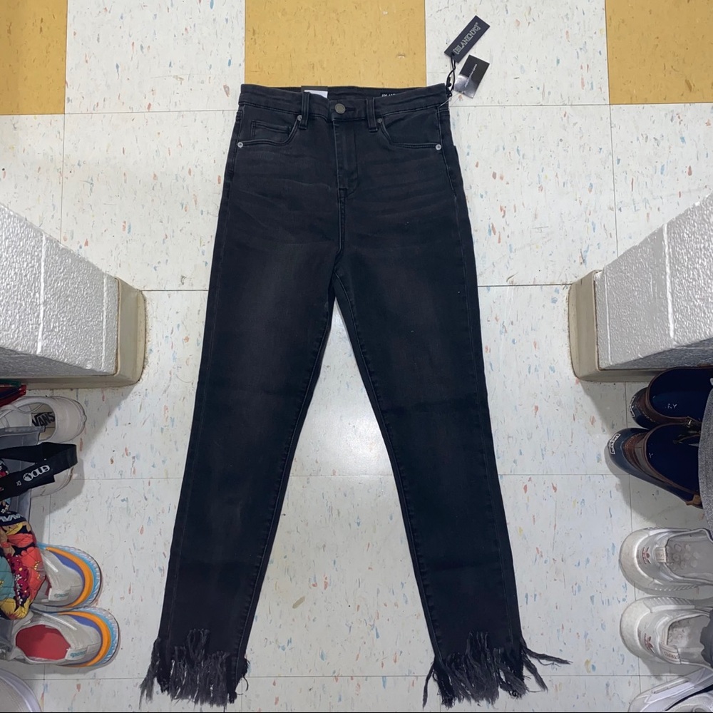 Black fringe Jeans